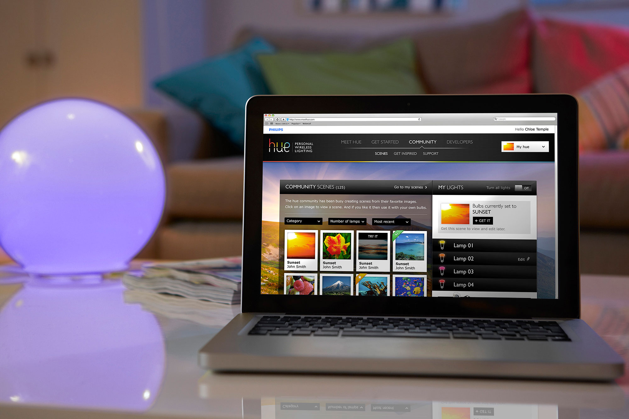 Philips Hue branding & launch